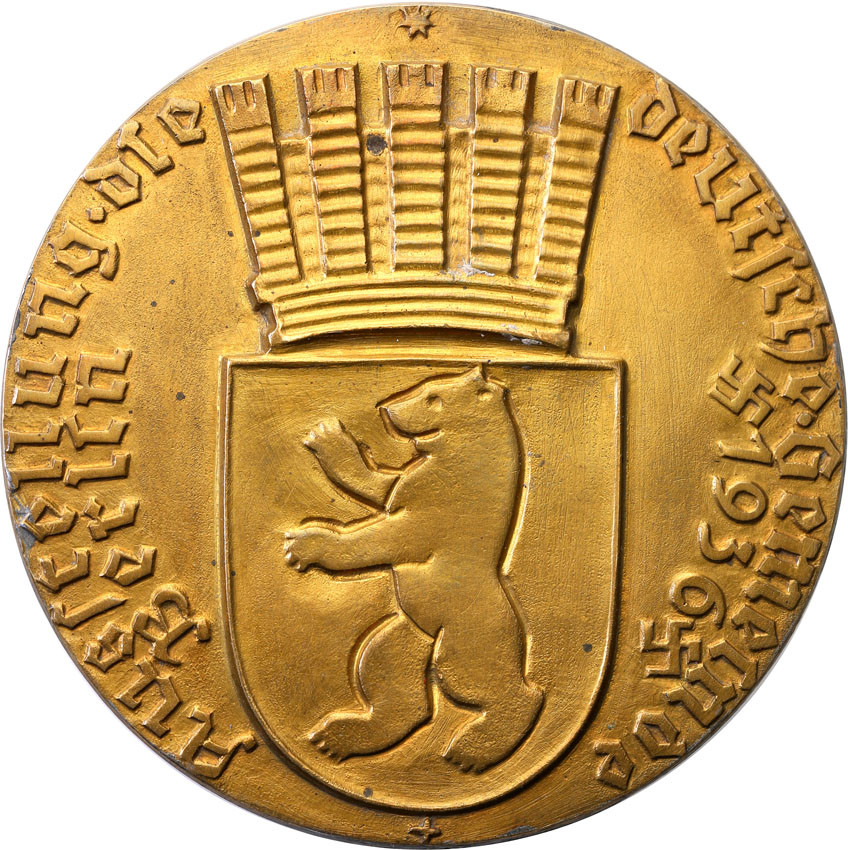Niemcy, III Rzesza. Medal Wystawa Berlin 1936